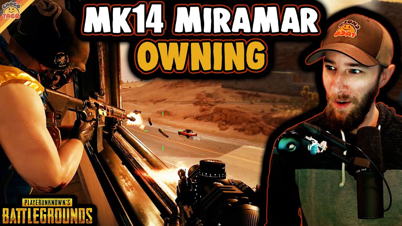 Mk14 Miramar Owning при участии HollywoodBob - chocoTaco PUBG Duos Gameplay