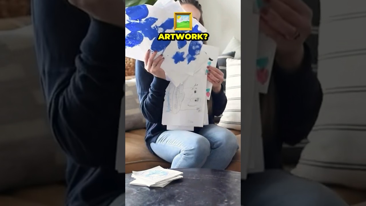 My kids love it when I frame their art pieces 🥰 