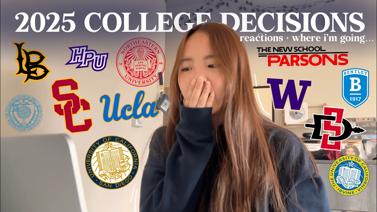 COLLEGE DECISIONS REACTIONS 2025 *REALISTIC* + where I'm going...👀
