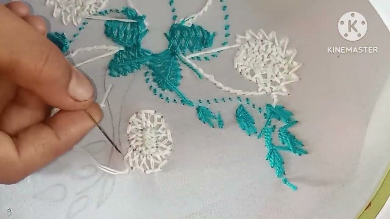 Lacknow stitch tutorial || Part - 6 || লাখনৌ সেলাই ডিজাইন #handembroidery #embroidery