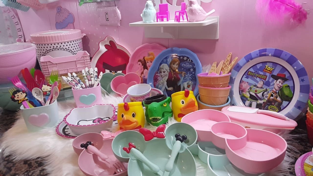 اكبر مجموعة بلاستيكات ديزنى تحفة  🙌👨‍👧‍👧👉