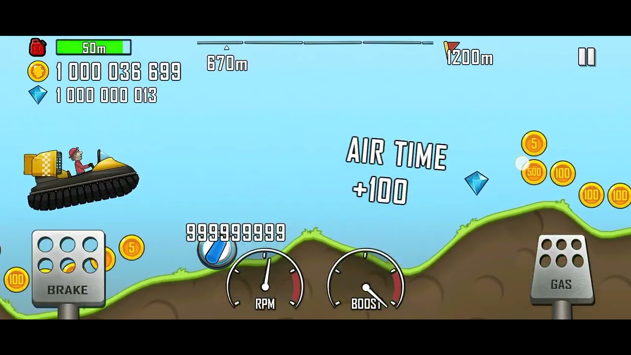 Hill Climb Racing Hobercfaft and Countryside Challenge #27
