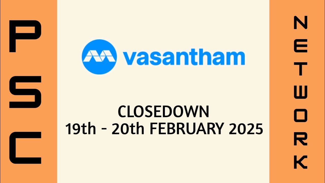 [CLOSEDOWN] (19 - 20/2/2025): MediaCorp Vasantham
