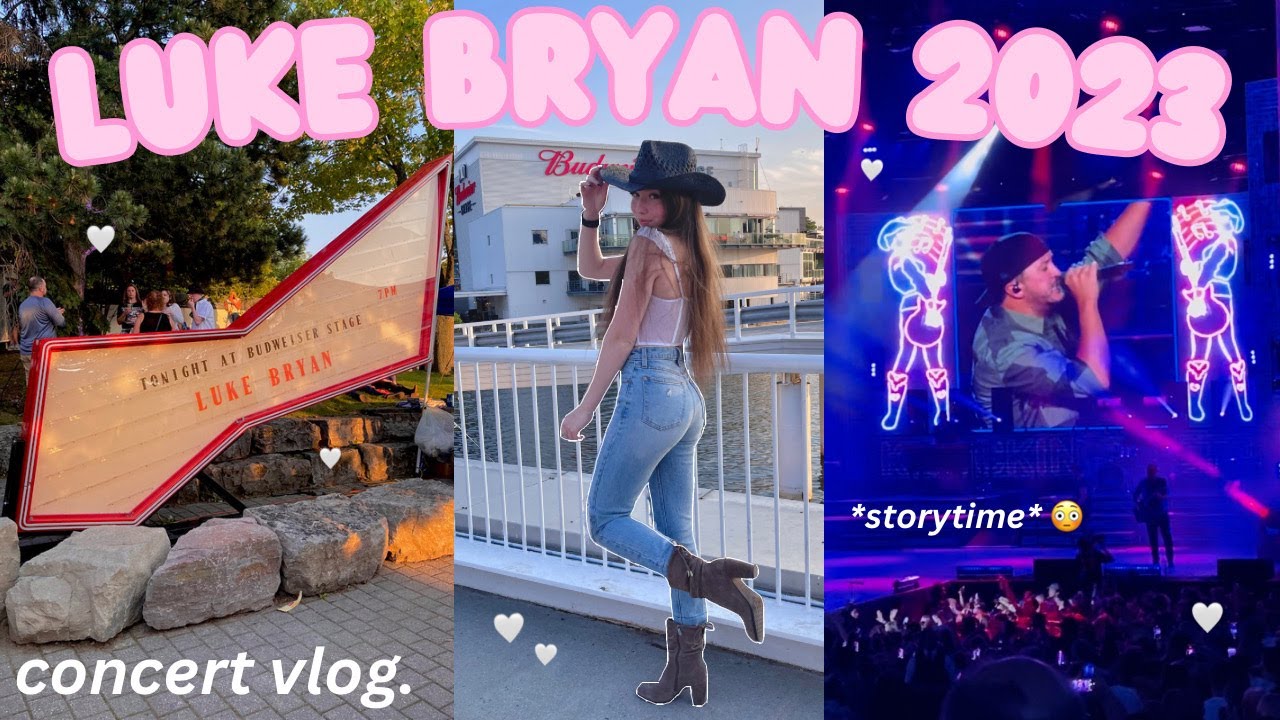 concert vlog 🤍 Luke Bryan 2023! *STORYTIME*