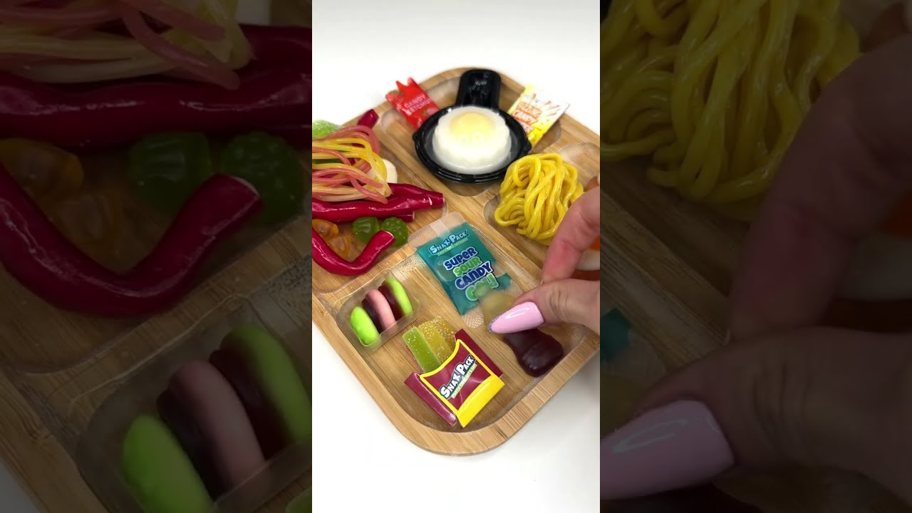 Filling Platter with Sweets ASMR