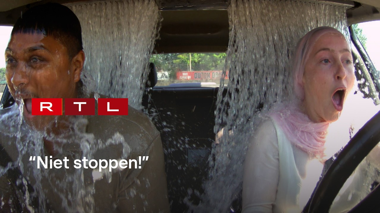 Gillende chaos tijdens de beruchte waterbakproef | De Slechtste Chauffeur van Nederland