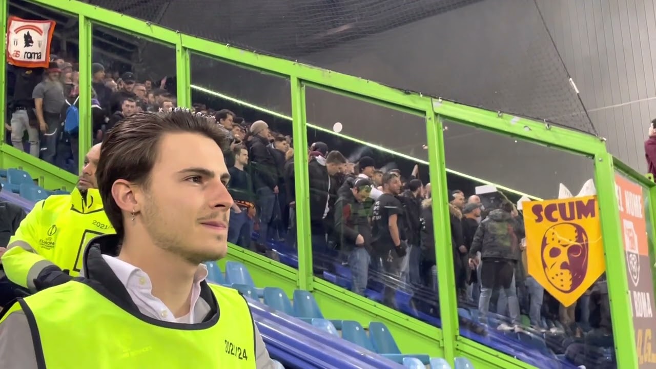 Vitesse - AS Roma 0-1 awayday support gelre dome Arnhem conference league arnhem rome