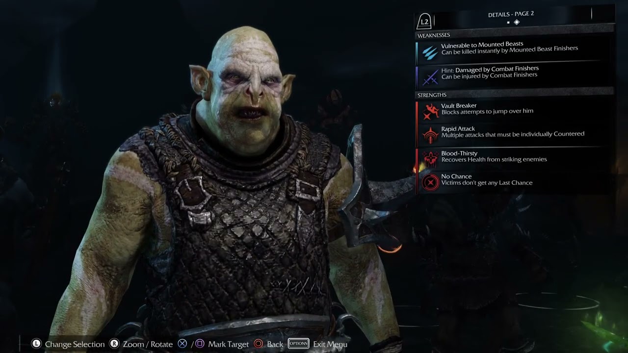 Middle-earth: Shadow of Mordor (PS5) - Branding Captains in isolation
