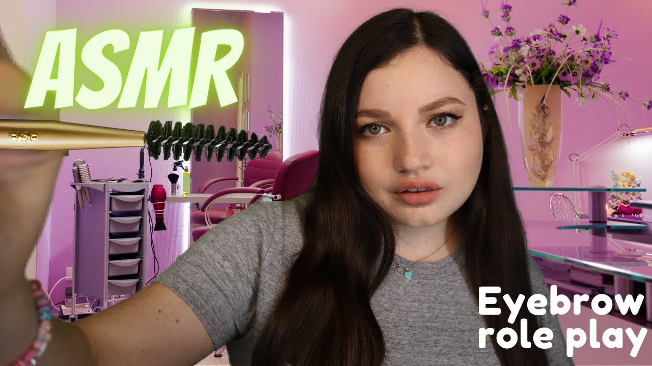 ASMR Español - BEST EYEBROW DESIGN - ROLE PLAY - PERSONAL ATTENTION