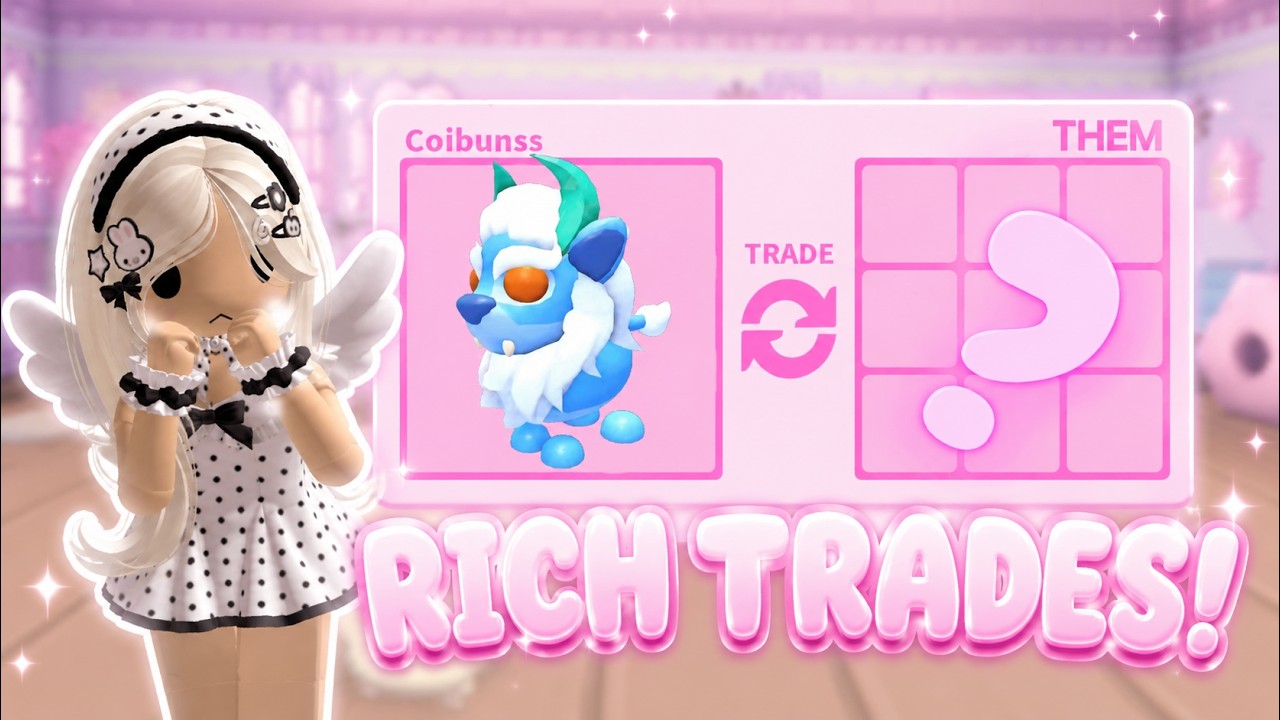Rich Sucessful Trades In Adopt Me!