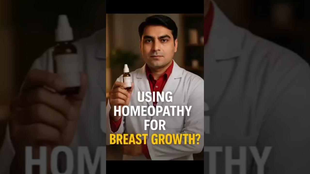 How to Use Homeopathic Medicines for Breast Growth? | Dosage & Tips #Shorts