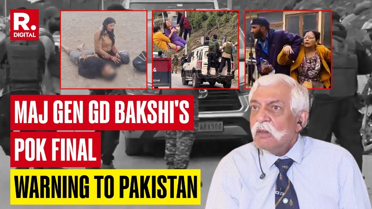 GD Bakshi’s Explosive Ultimatum to Pak: Brick by Brick, Bullet by Bullet | Pahalgam Terror Attack