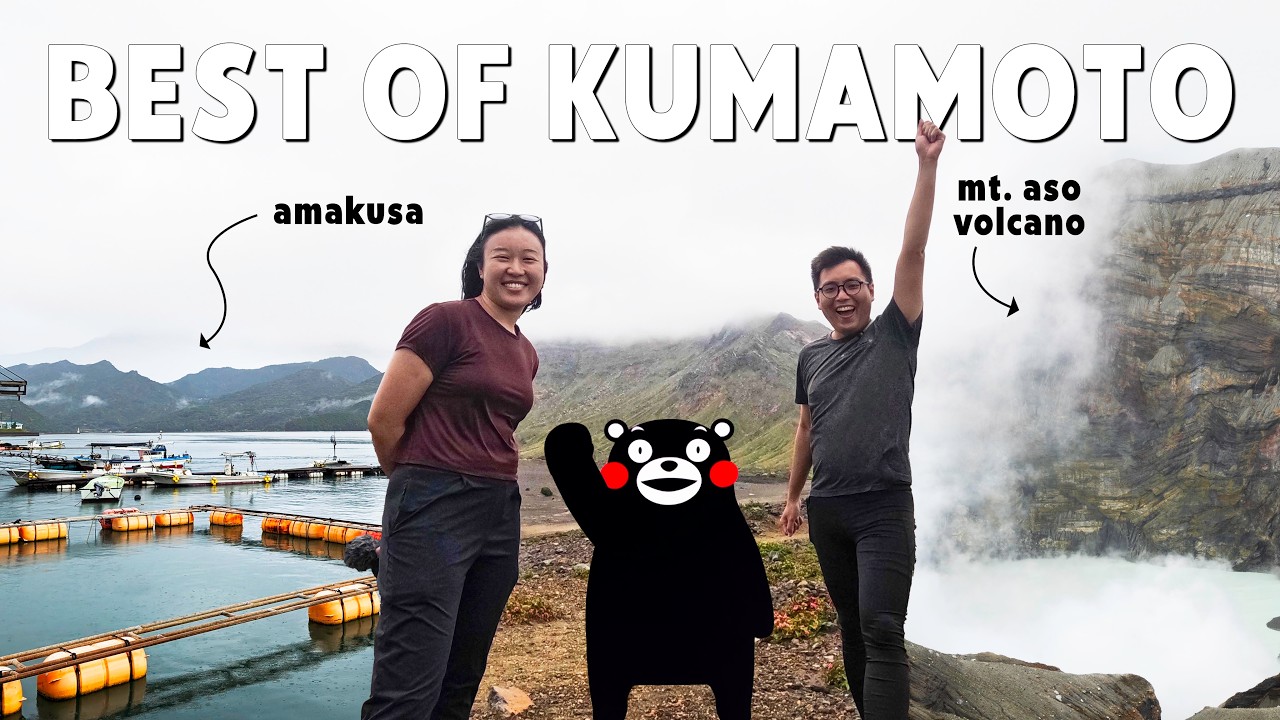 Explore the best of Kumamoto | Japan's off the beaten path itinerary (Mt Aso, Amakusa, Onsen & more)