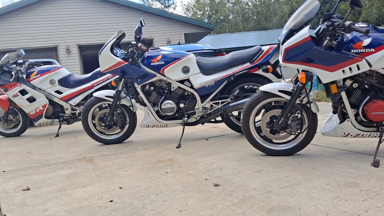 Сравнение мотоциклов Honda Interceptor 1980-х годов! VF500F против VF750F против VFR750F