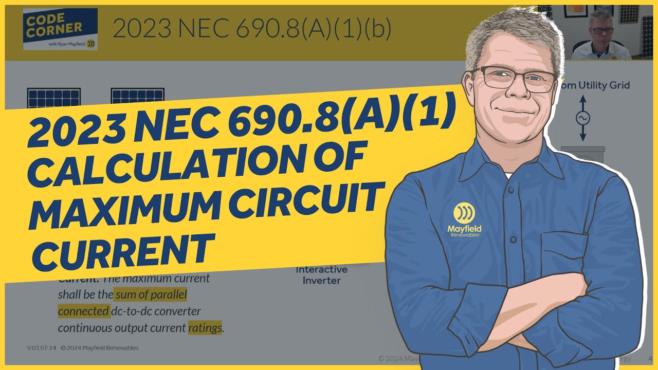 2023 NEC 690.8(A)(1) - Calculation of Maximum Circuit Current