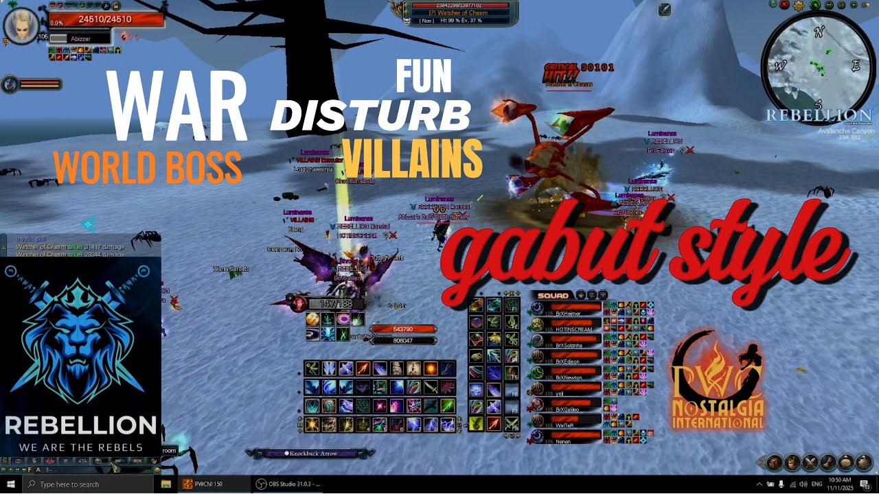 FUN WAR WorldBoss Official NostaPW