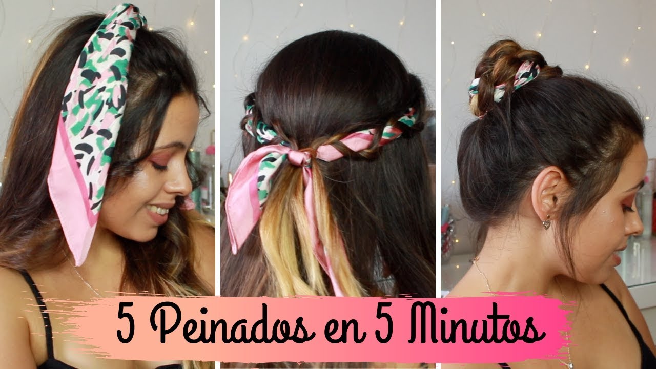 Peinados fáciles y rápidos con una bandana/pañuelo