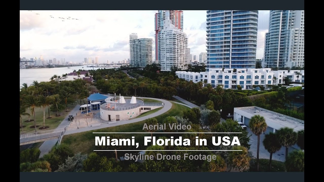 Miami, Florida in USA ||  Aerial Video || Skyline Drone Footage | Birds Eye View