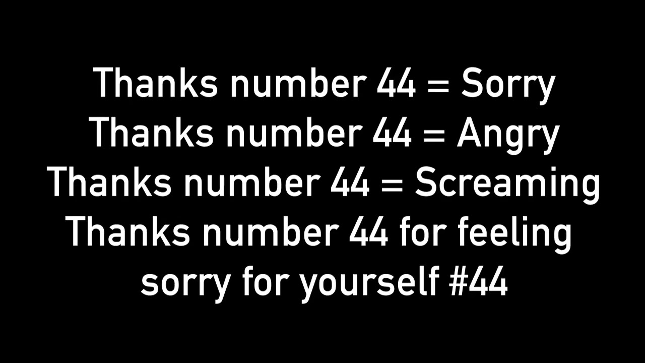 Lennon Beasley - THANKS #44 = SORRY
