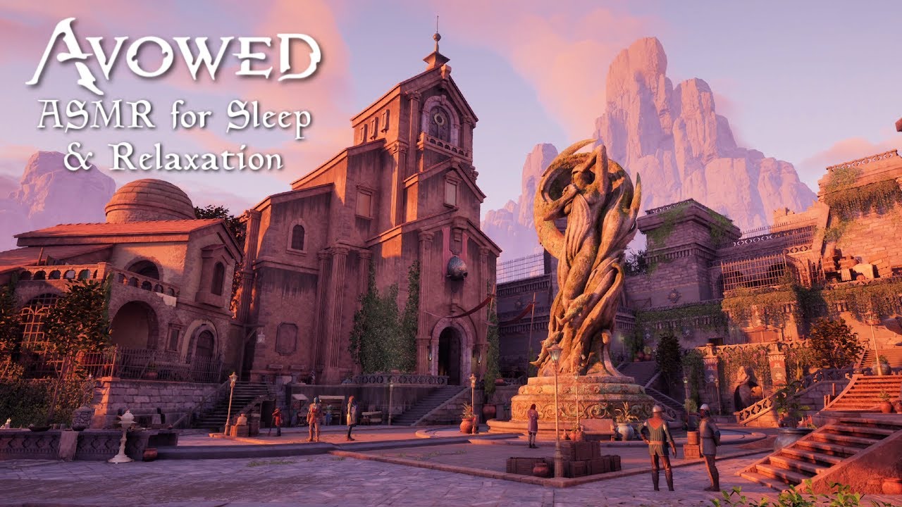 ASMR 🍄 Exploring a Fantasy City in Avowed ✨ Soft Spoken Sleepiness