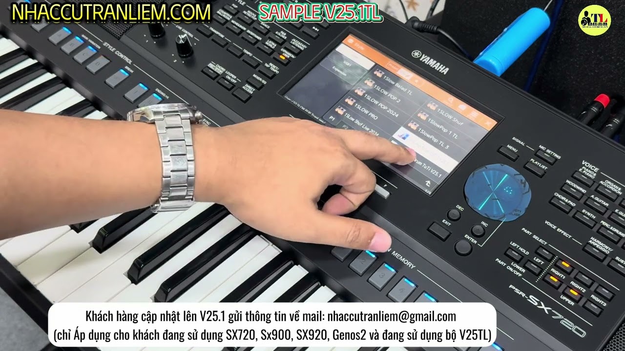 Giới thiệu Style Cập Nhật Sample V25.1 Cho Đàn Yamaha PSR SX720 SX900 SX920 Genos2 #sample_v25.1