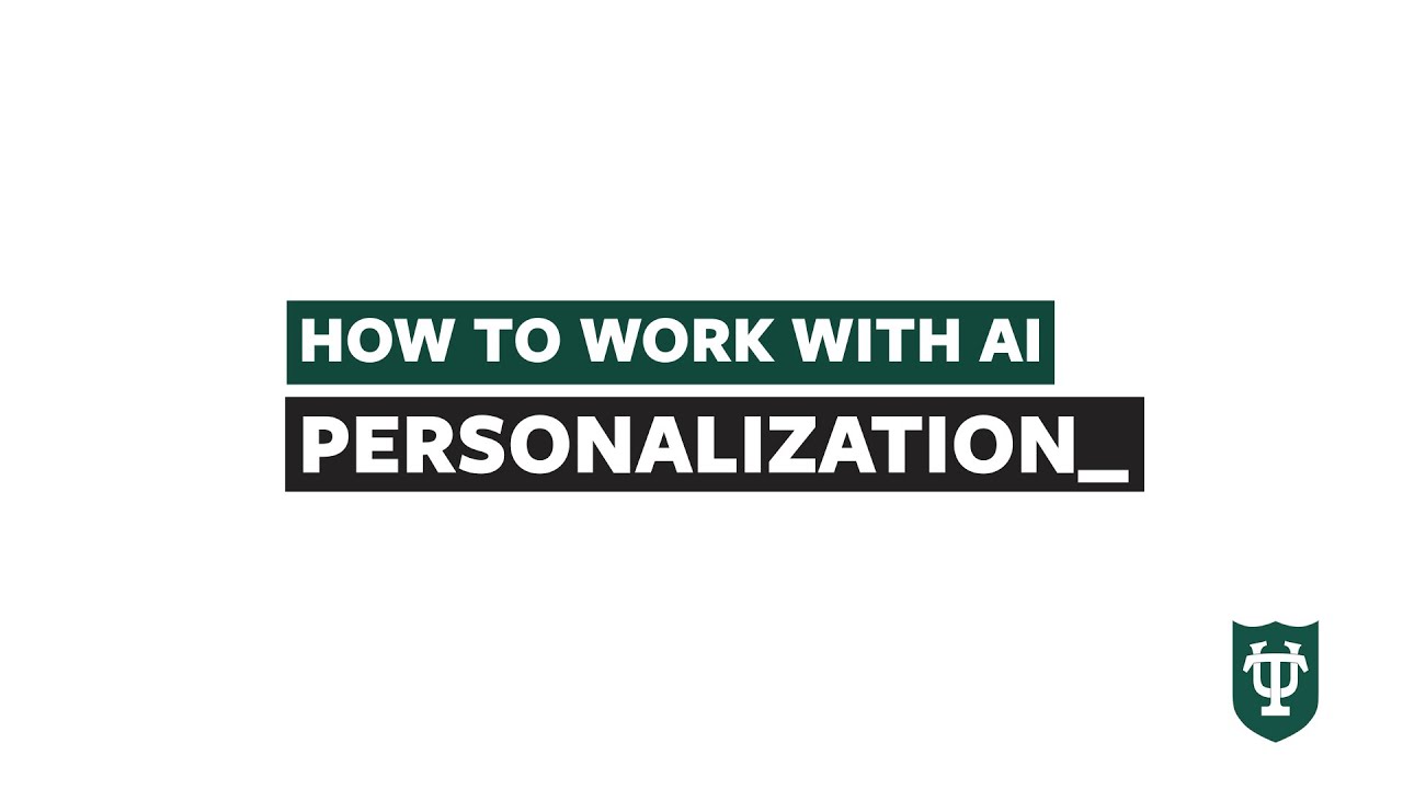 AI Workflow: Personalizing Your AI (Settings, Custom Instructions, Connections) | Working with AI