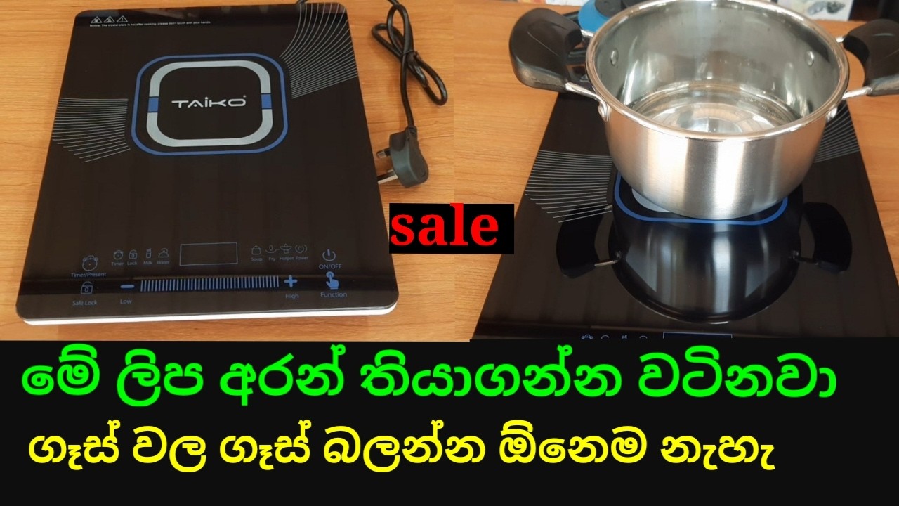 ගෙදරට තවත් ලිපක් INDUCTION COOKER