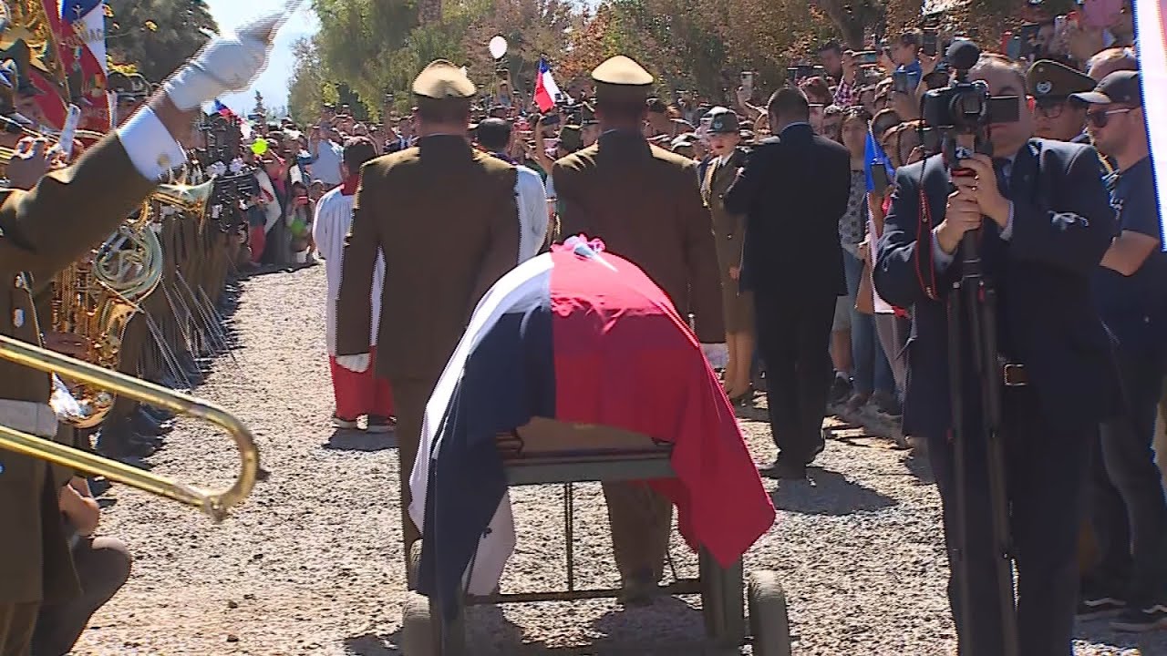 El último adiós al suboficial Daniel Palma: Multitudinaria despedida en su natal Rancagua