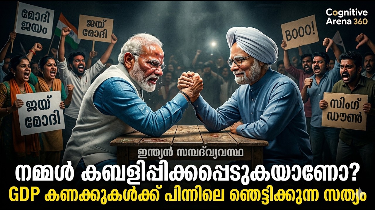 UPA vs NDA: The Shocking Truth Behind India's GDP | Are We Being Fooled? #malayalam #narendramodi