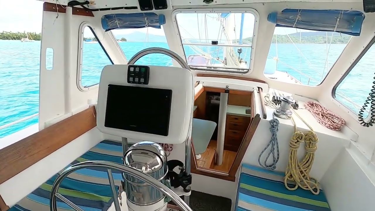 Walkthrough Tour &ndash; Anila &ndash; Cal 2-46 Bluewater Cruiser for Sale (ocean ready, liveaboard sailboat)