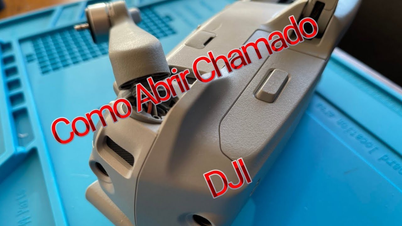 Como abrir chamado no suporte da DJI.