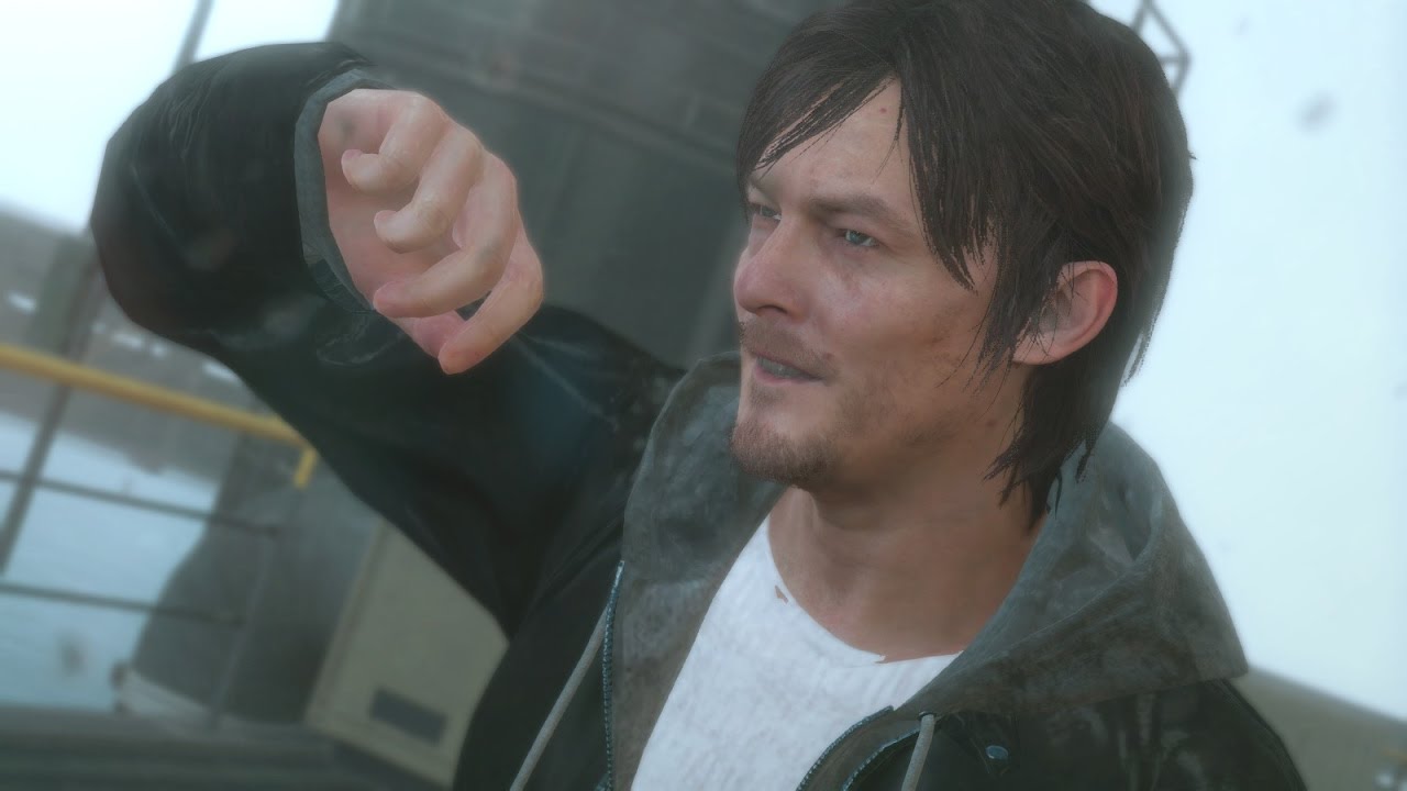 Kojima and Norman Reedus dance in the rain celebrating Death Stranding? MGSV The Phantom Pain PC mod