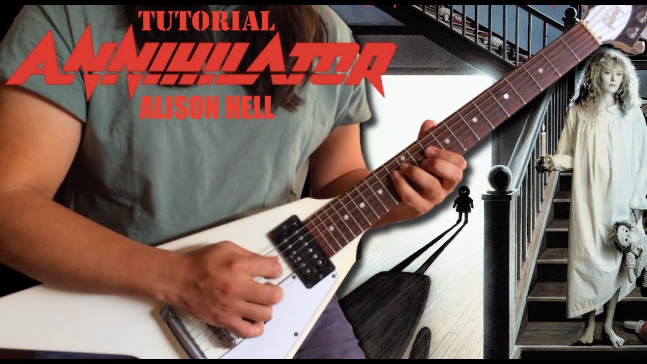 Como tocar Alison Hell-Annihilator en guitarra eléctrica + TABS