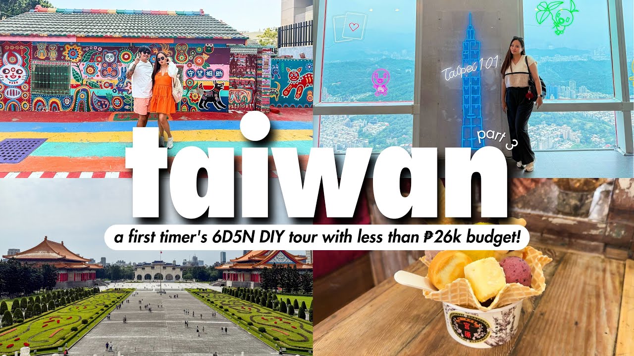 TAIWAN VLOG ♥ p3 (taichung tour, DIY city tour, taipei 101, pasalubong shopping at mr. ho & more!)