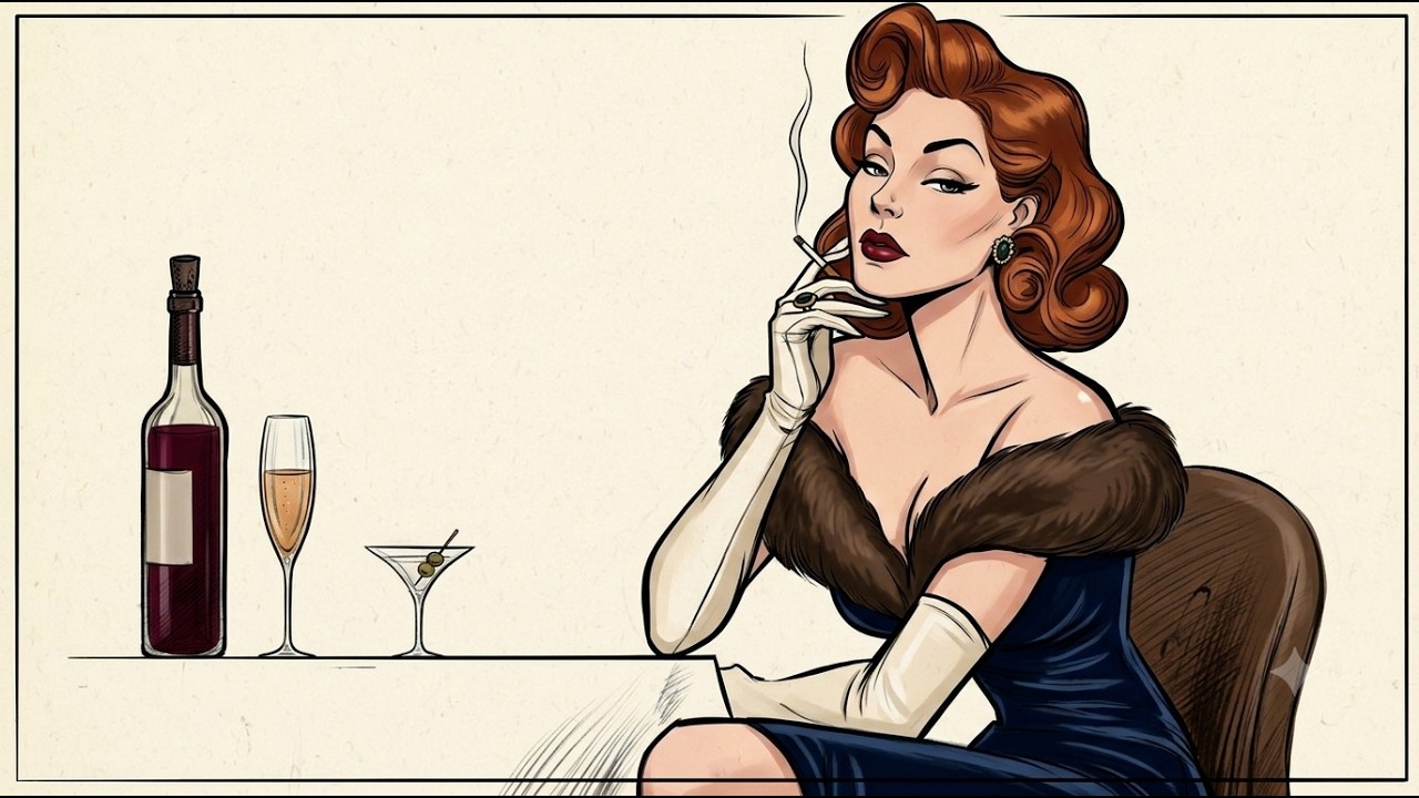 Vintage Elegance 🍸 | Glamorous Acoustic Guitar Swing with Timeless Charm