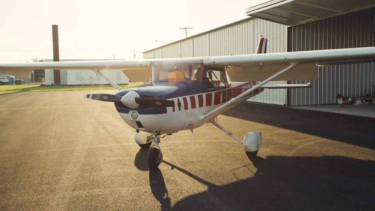 Flying a Cessna 150 with Greg Yager.
