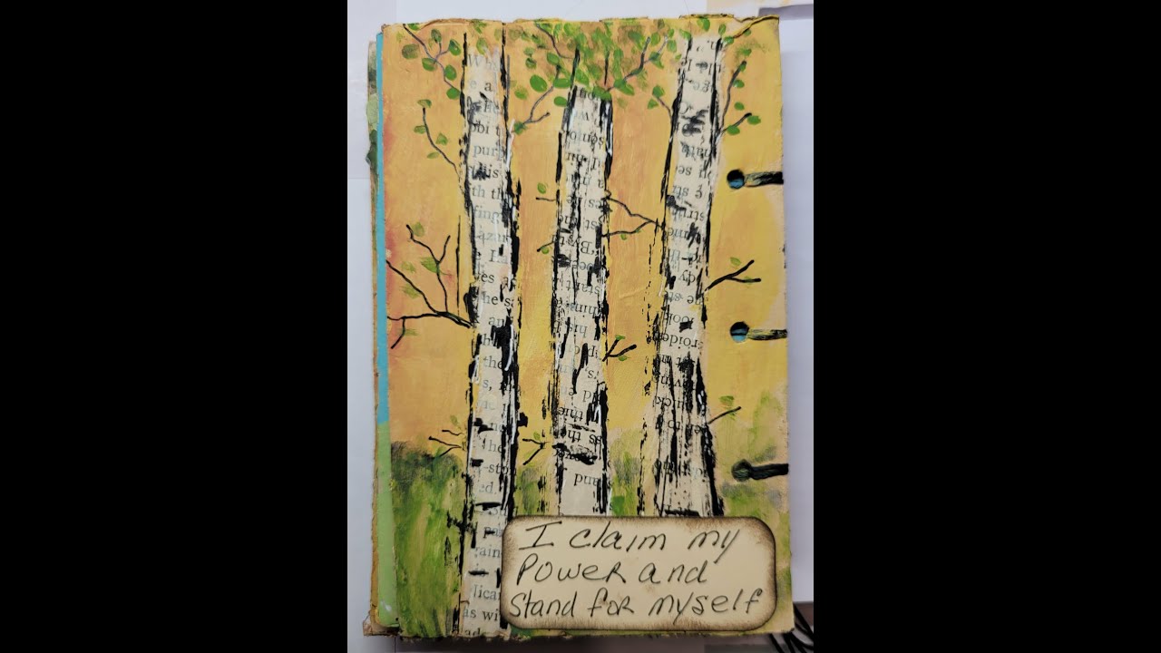 TUTORIAL Part 9 - NoSew Inspirational Junk journal #junkjournal #artinspiration #mixedmedia #artist