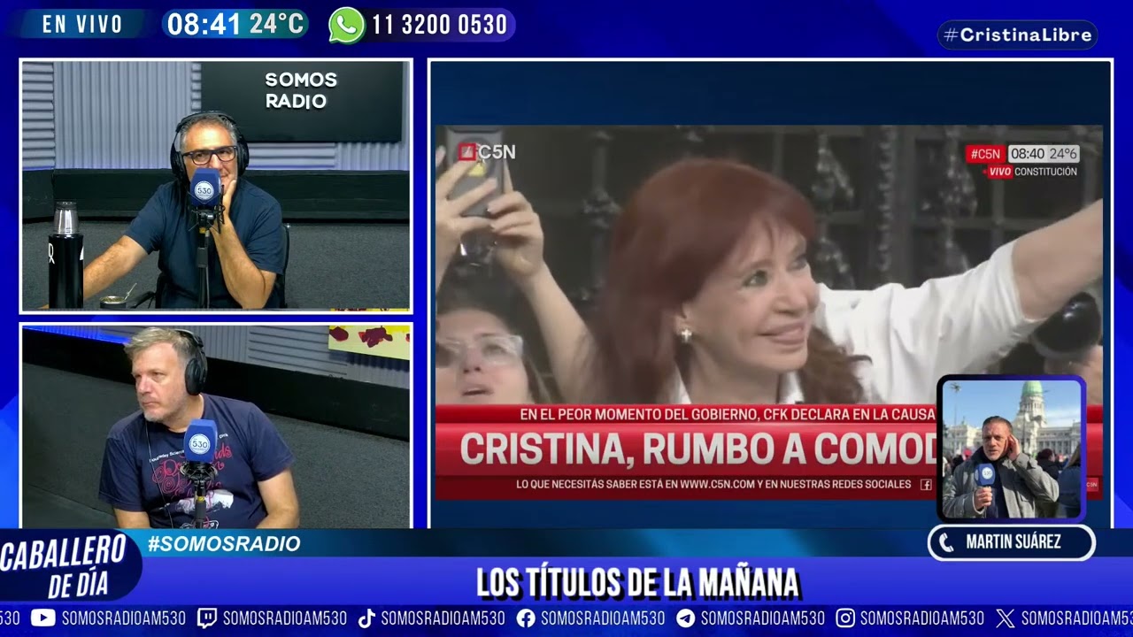 CRISTINA FERNANDEZ DE KIRCHNER | AUDIENCIA | CFK | CABALLERO DE DÍA 17.03.26 | SOMOS RADIO