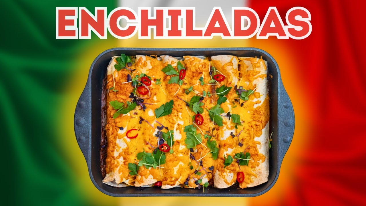 Das BESTE Enchiladas Rezept | Mexikanische Wraps im Ofen überbacken