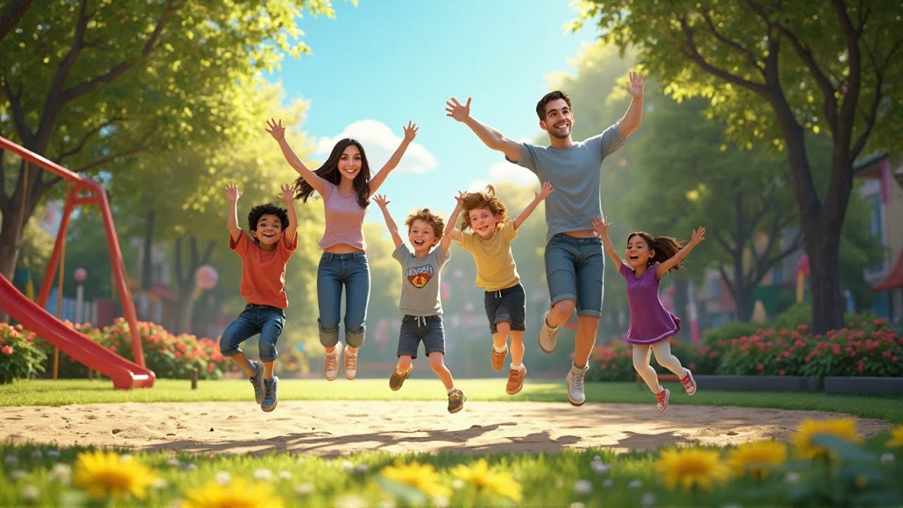 Happy Morning Song 🌞 | Good Morning Kids Song in English & German | Kindergarten Dance Music