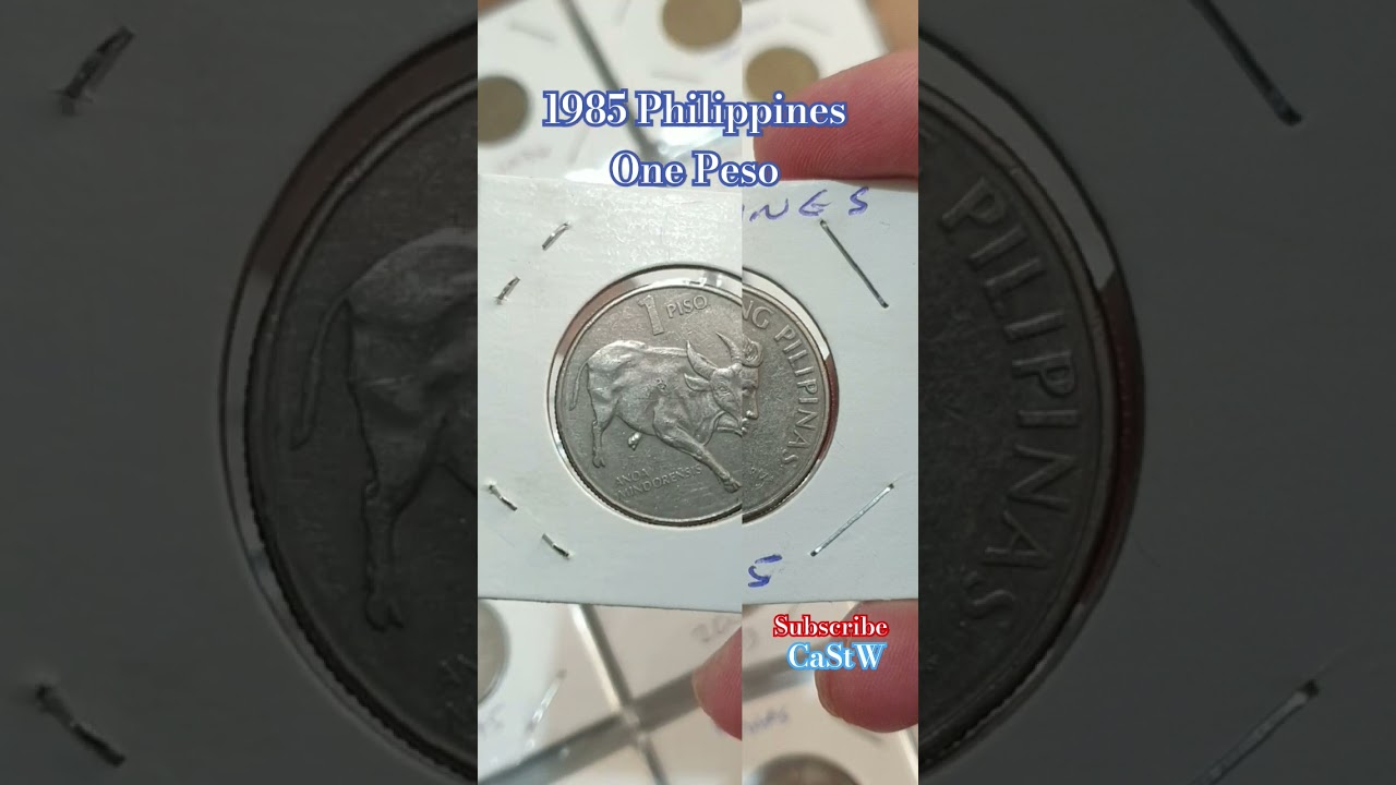 1985 Pilipinas One Peso #philippines  #coin #coincollection #coincollecting #numismatics #shortvideo