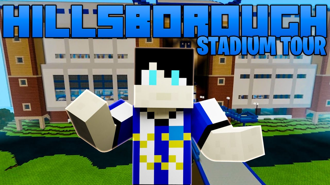Minecraft - MEGABUILD - Hillsborough Stadium TOUR (Sheffield Wednesday)