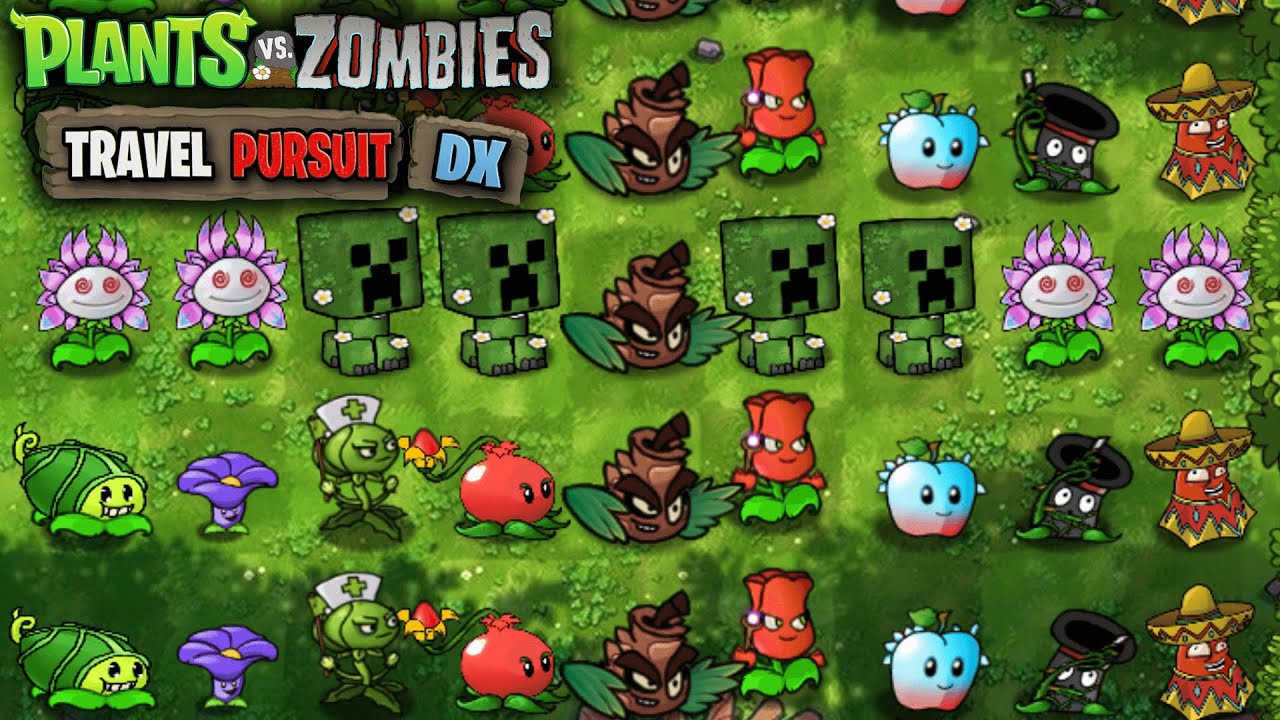 Plants vs Zombies Travel Pursuit DX v1.5 | Mourning Glory, Pine Needler, Squid & More | Download