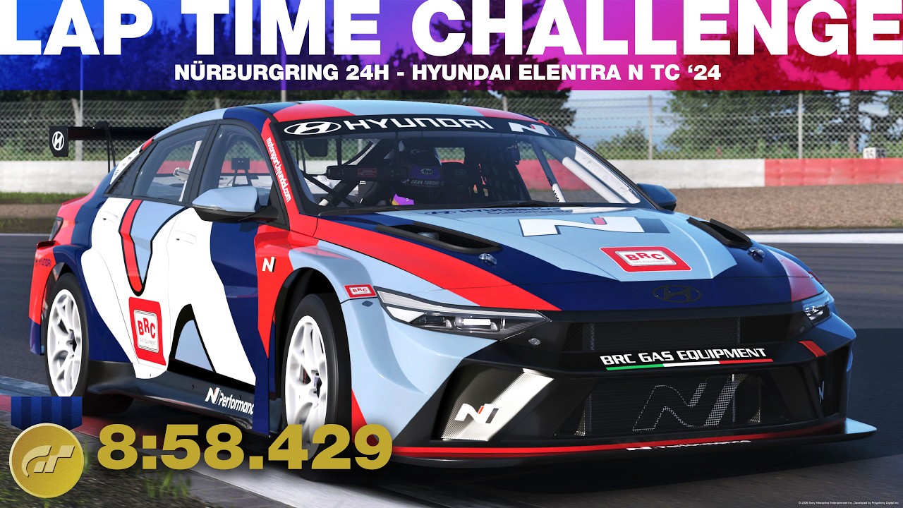 Gran Turismo 7 Lap Time Challenge - Nürburgring 24H - Hyundai ELENTRA N TC '24