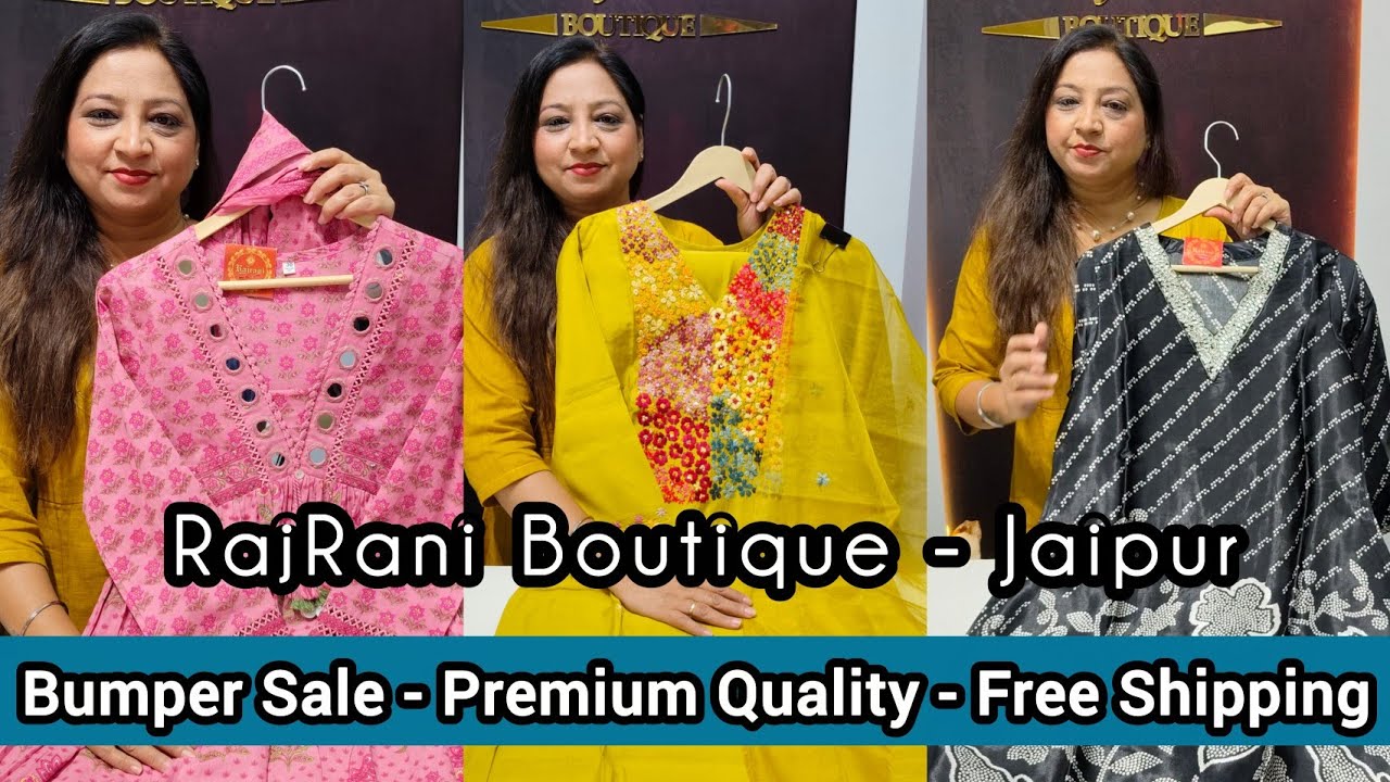 💞Bumper Sale OF Premium Quality Cordsets & Suits By Rajrani Boutique - Jaipur With Free Shipping💞