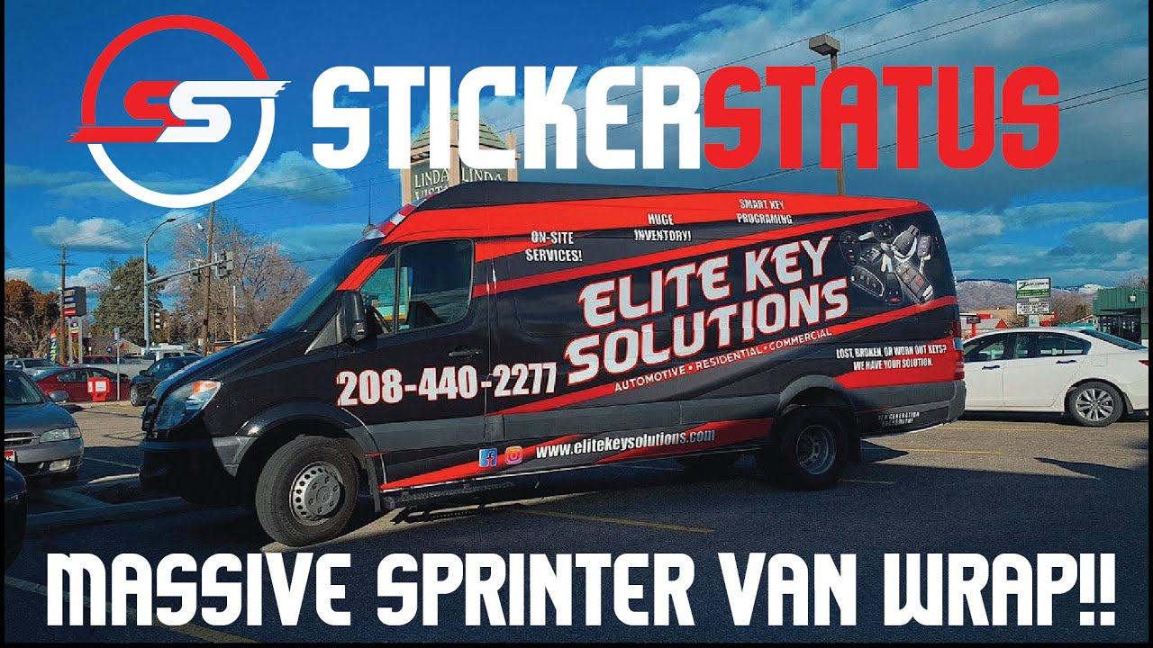 MASSIVE SPRINTER VAN WRAP !! Don't Lose Your Screws Hack!