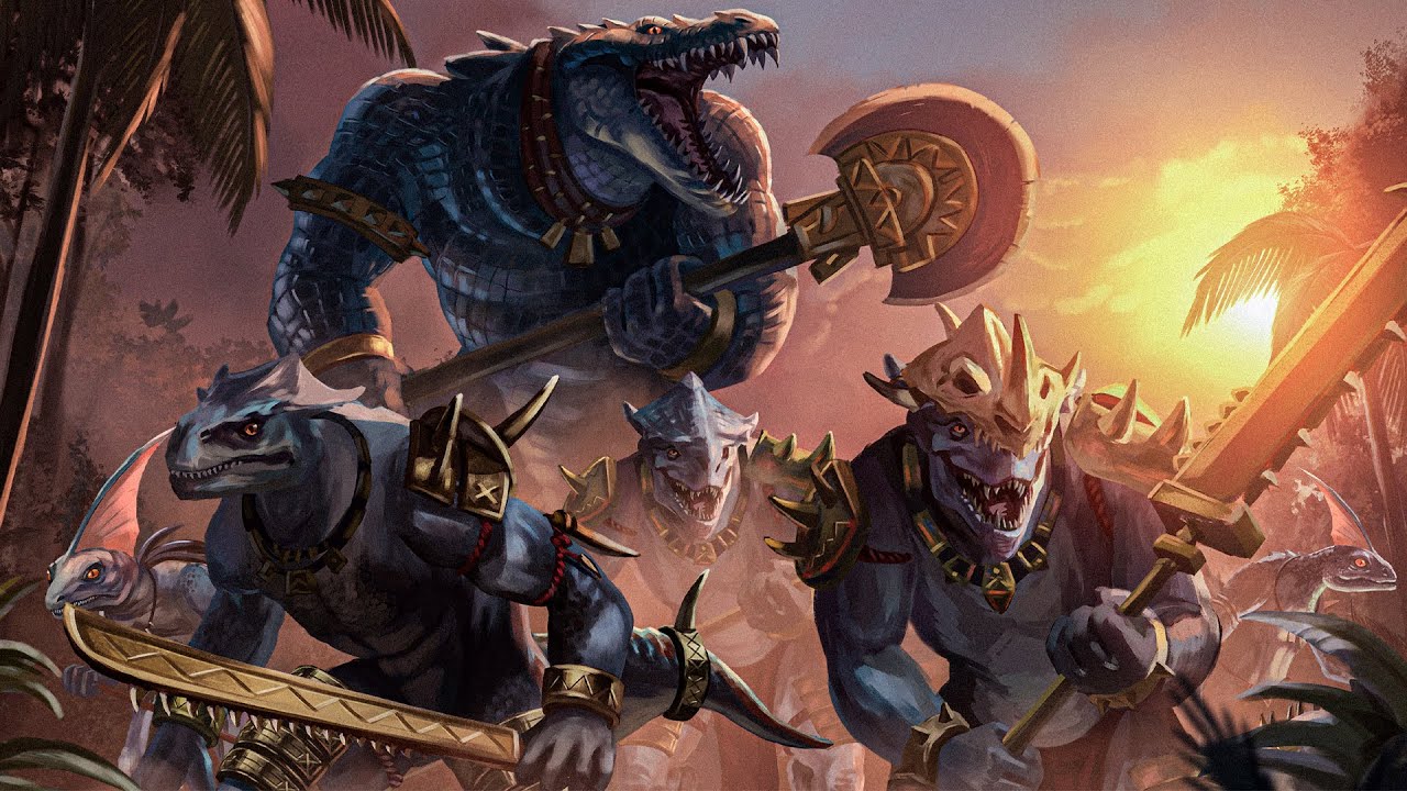 Динозавры, но с культурой — Происхождение Ящеролюдов — Warhammer Fantasy Lore
