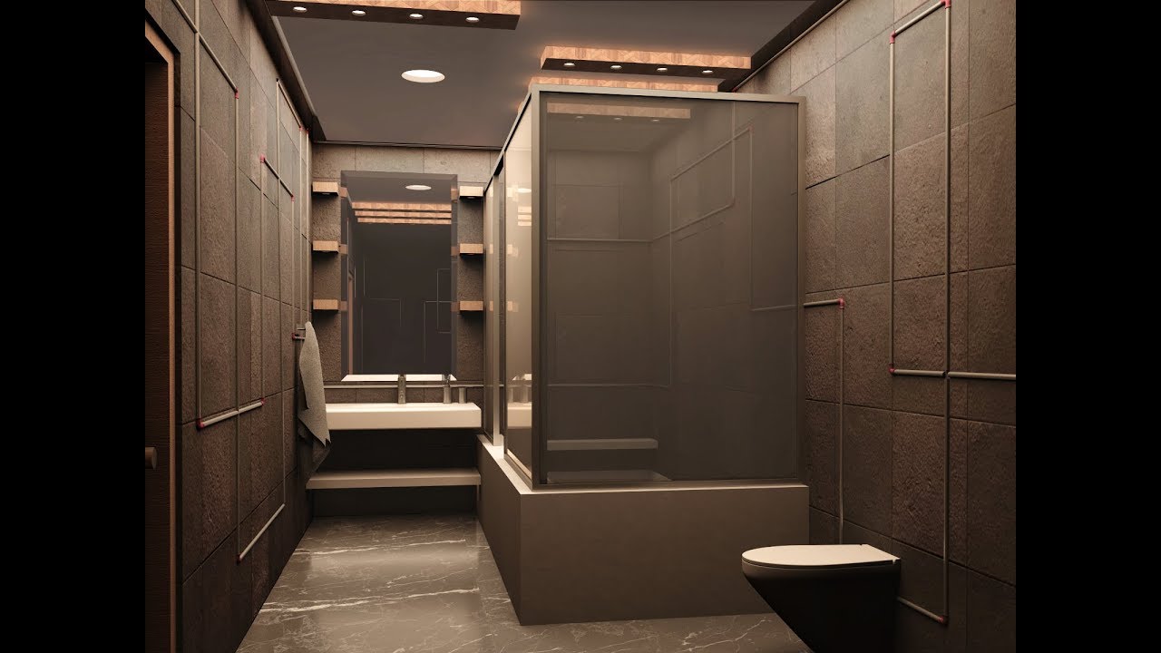 Realistic Bathroom Design in 30 mins