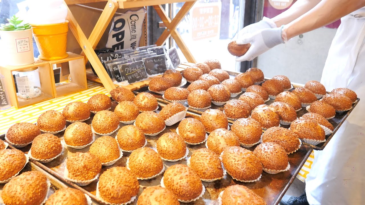 シュークリーム専門店が手がける、カリカリ生地に濃厚クリームが詰まった絶品シュークリームの作り方【ASMR】