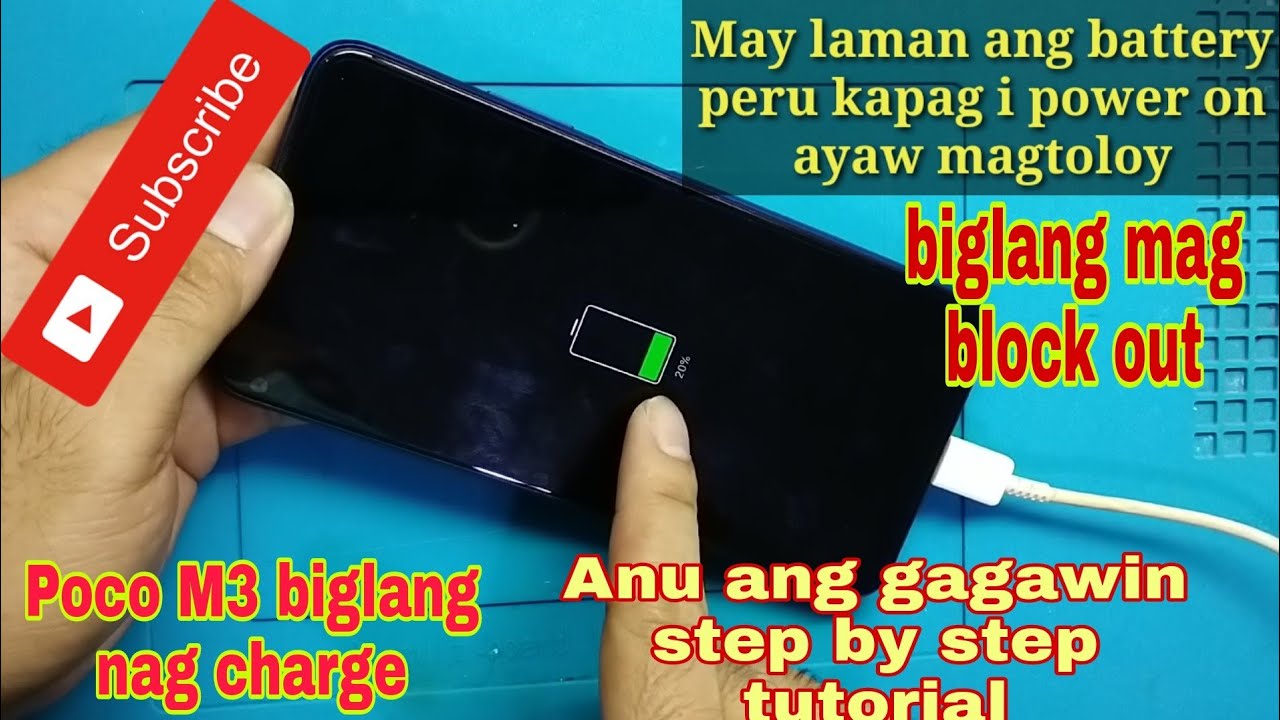 Poco M3 Dead Boot Biglang Nag Charge | Tapos e power Biglang mag Block out Ayaw Magtoloy' Pano gawin